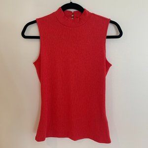 NWOT RW&CO Mockneck Tank Top